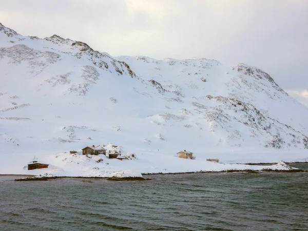 Mageroya Uma Grande Ilha Condado Troms Finnmark Extremo Norte Noruega — Fotografia de Stock