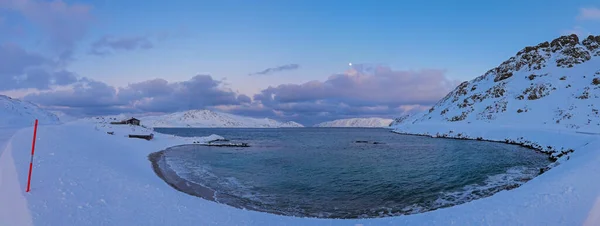 Mageroya Una Grande Isola Nella Contea Troms Finnmark Nell Estremo — Foto Stock