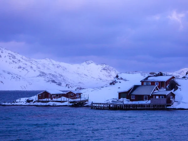 Mageroya Adalah Sebuah Pulau Besar Kabupaten Troms Finnmark Bagian Utara — Stok Foto