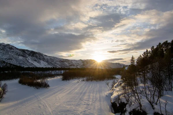 Troms Finnmark Condado Norte Noruega Que Foi Criado Janeiro 2020 — Fotografia de Stock