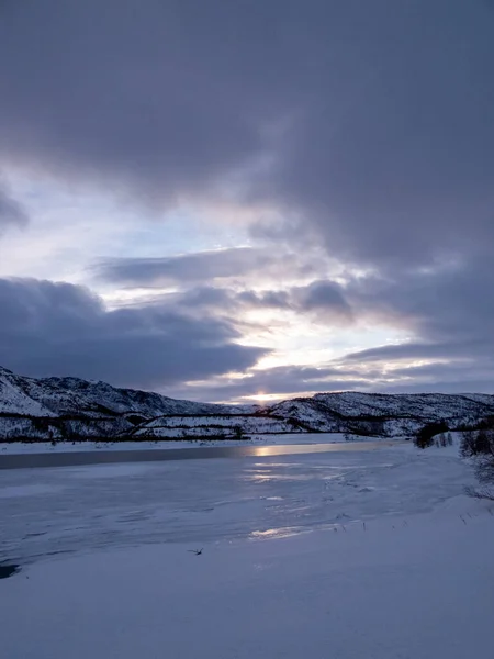 Troms Finnmark Hrabstwo Północnej Norwegii Założone Stycznia 2020 Roku — Zdjęcie stockowe