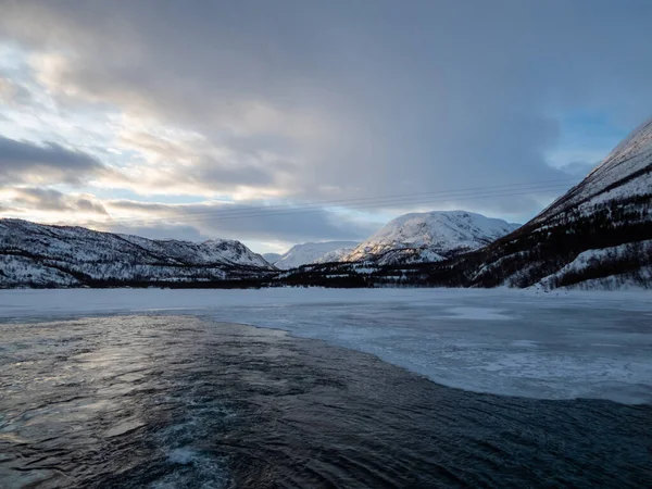 Troms Finnmark Egy Észak Norvégiai Megye Amely 2020 Január Jén — Stock Fotó