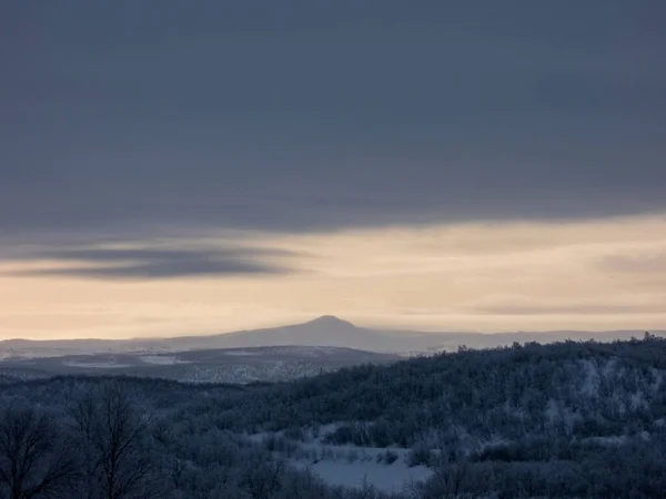 Troms Finnmark Adalah Sebuah Kabupaten Utara Norwegia Yang Didirikan Pada — Stok Foto