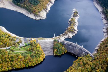 Urft Barrier System, Eifel, Germany clipart