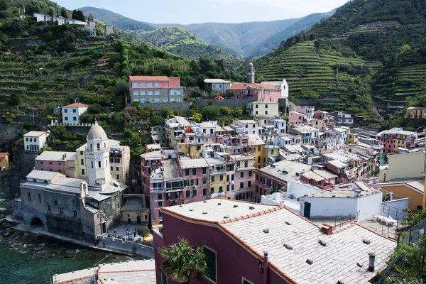 Фабьяцца, cinque terre, Фабрегас — стоковое фото