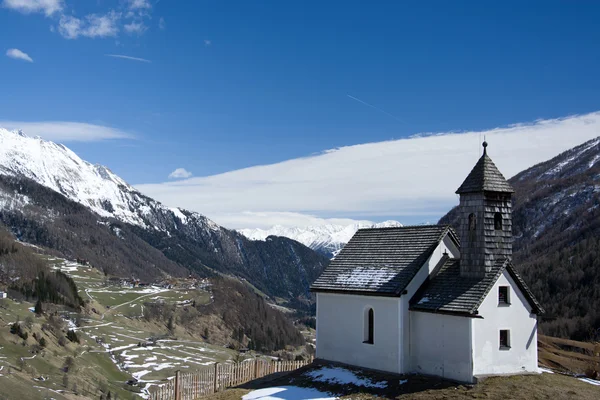 Kaplica w Alp Islitzer, wschodni Tyrol, Austria — Zdjęcie stockowe