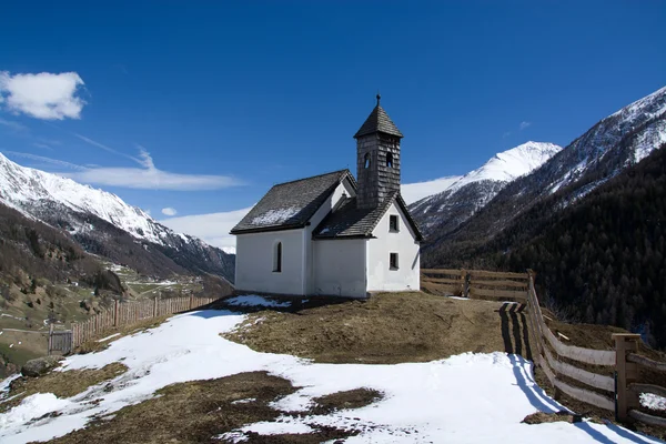 Kapelle auf der Islitzer Alm, Osttirol, Österreich — Stockfoto