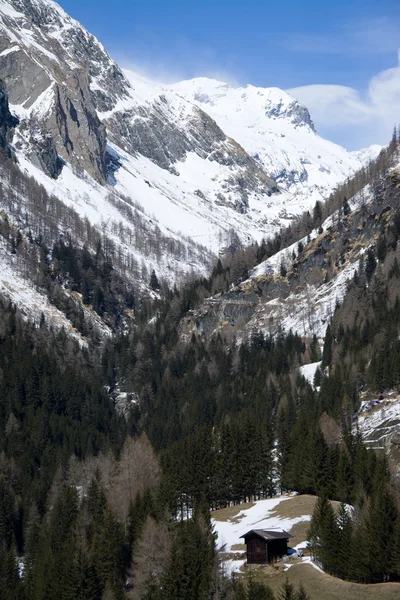 Valley Dorfer, Tirol Oriental, Áustria — Fotografia de Stock