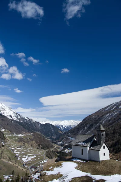 Kaplica w Alp Islitzer, wschodni Tyrol, Austria — Zdjęcie stockowe