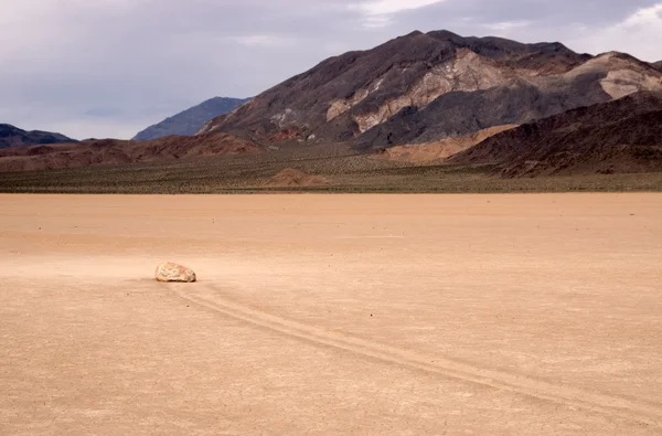 Moving Rocks, Death Valley Np, California, Stati Uniti — Foto Stock