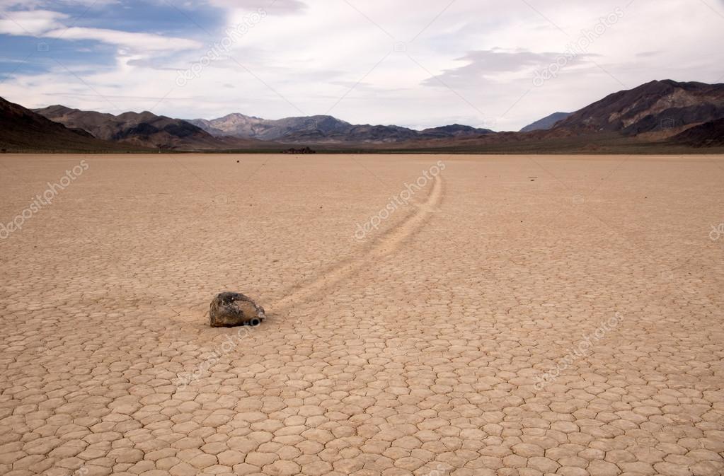 Moving Rocks, Death Valley NP, California, USA