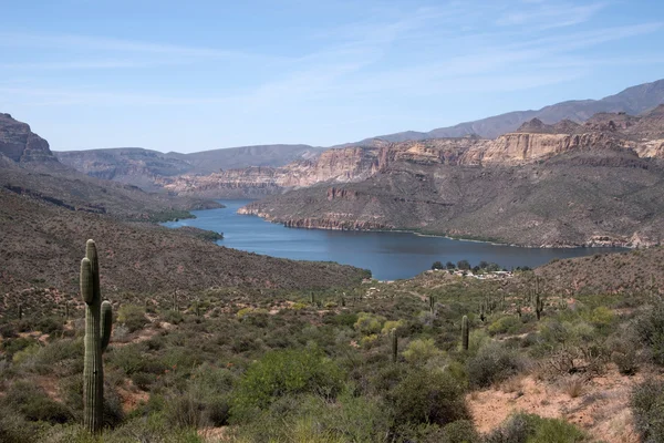 Theodore Roosevelt jeziora, Arizona, Stany Zjednoczone Ameryki — Zdjęcie stockowe