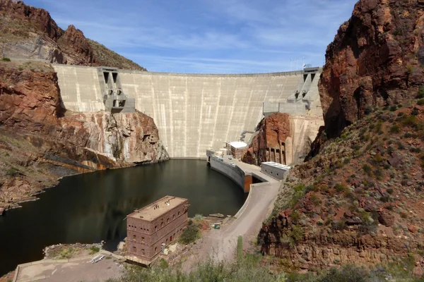 Theodore Roosevelt Dam, Arizona, USA — Stock Photo, Image