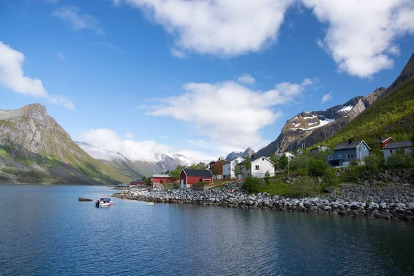 Gryllefjord, Senja, Norway — Stock Photo, Image