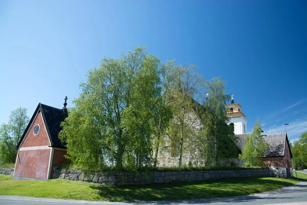 Gammelstad, Lulea, Švédsko — Stock fotografie