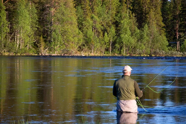 Pesca con mosca —  Fotos de Stock