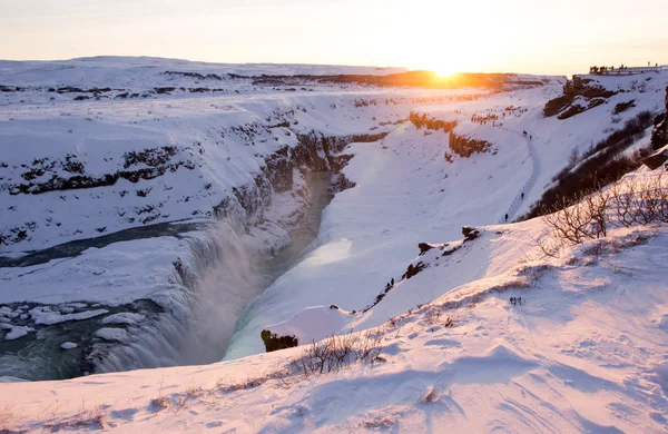 Gullfoss 冰岛 — 图库照片