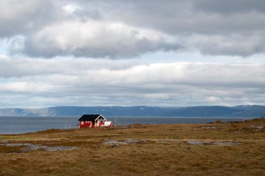 Porsangerfjord Kuzey Norveç'te
