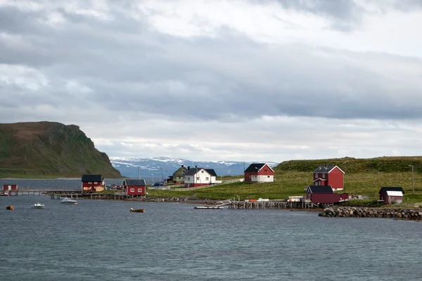 Ada Porsangerfjord, Norveç — Stok fotoğraf