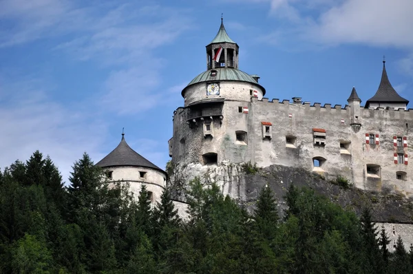 Kastil Hohenwerfen, Austria — Stok Foto