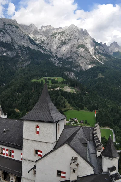 Castelo de Hohenwerfen, Áustria — Fotografia de Stock