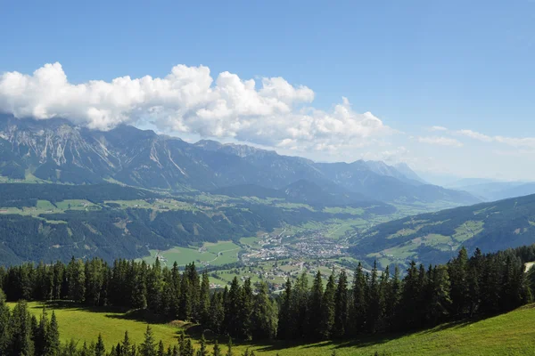 Planai-Hochwurzen, Styria, Áustria — Fotografia de Stock