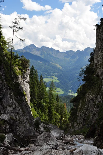 Silberkarklamm, Štýrsko, Rakousko — Stock fotografie