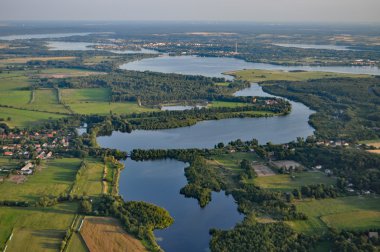 Brandenburg, Almanya'nın havadan görünümü