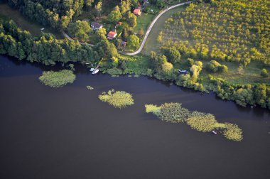 Brandenburg, Almanya'nın havadan görünümü