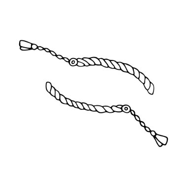 Vektör içinde el çizimi karalama stili Ateş Yılanları.