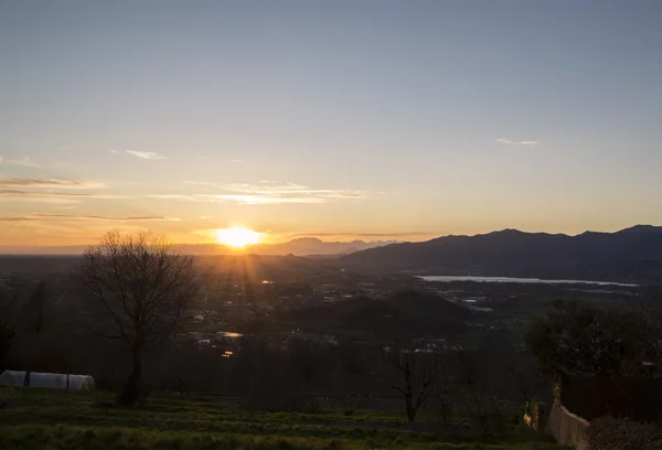 Puesta de sol en Brianza —  Fotos de Stock