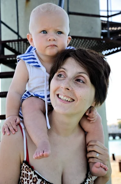 The young sailor Seva — Stock Photo, Image