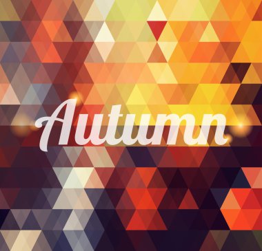 sonbahar geometrik arka plan