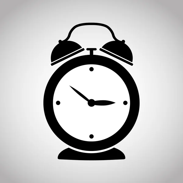 目覚まし時計。フラットなデザイン — ストックベクタ