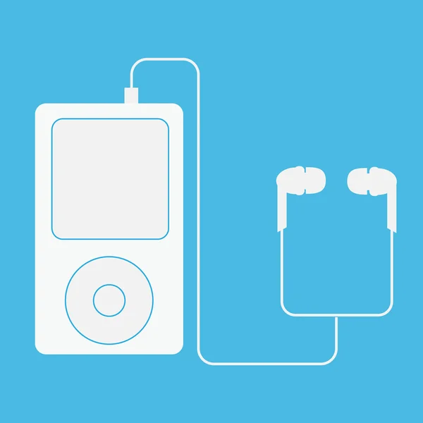 Kulaklık ile müzik çalar