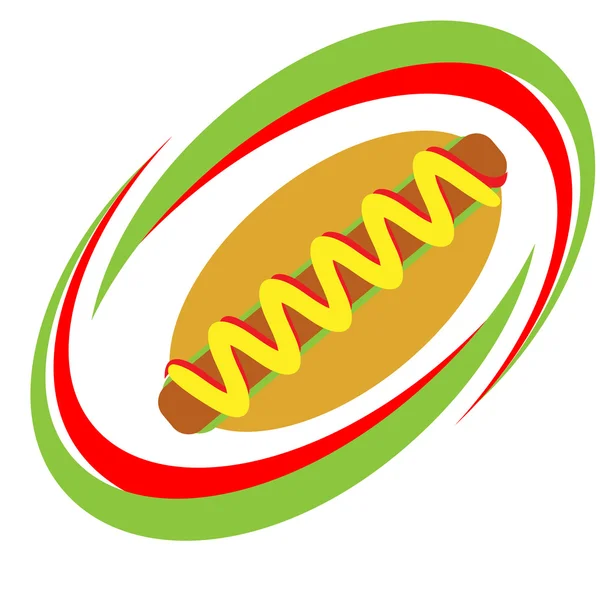 Arka plan sosisli sandviç