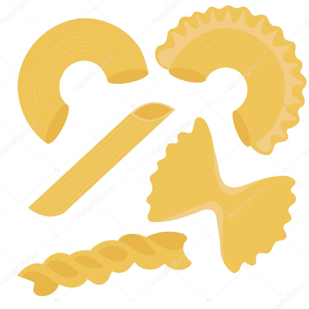 Set of pasta