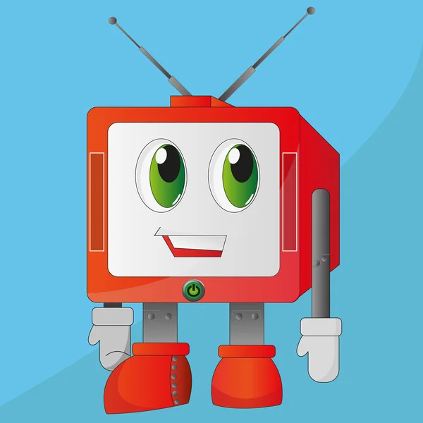 Робот-ТВ — стоковый вектор