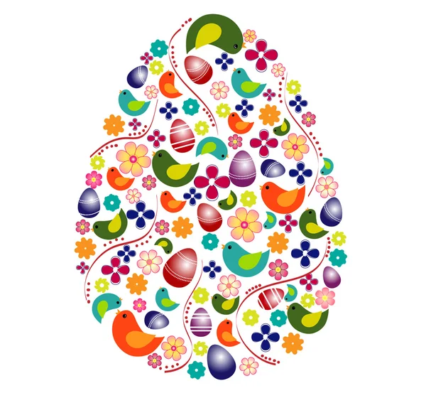 Renkli yumurta şekli