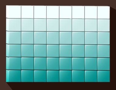 Cubes colored background