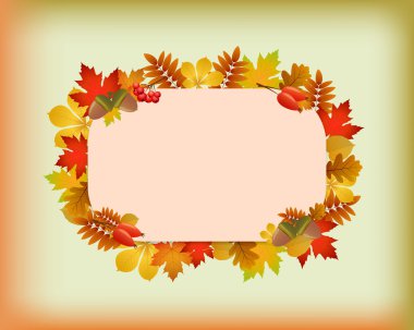 Sonbahar çerçeve