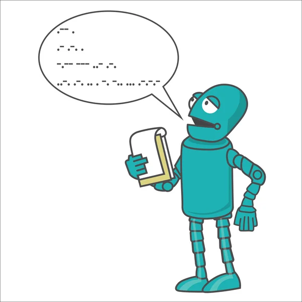 Robot de parole publique . — Image vectorielle
