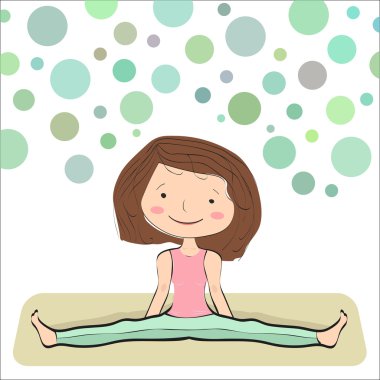 Geniş açı poz oturmuş. Upavistha konasana.