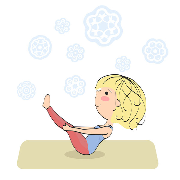 Paripurna navasana. Boat.