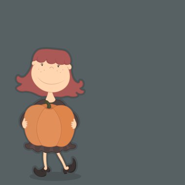 Genç cadı Cadılar Bayramı için hazırlar