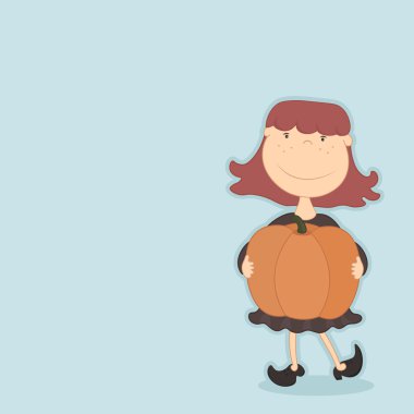 Genç cadı Cadılar Bayramı için hazırlar