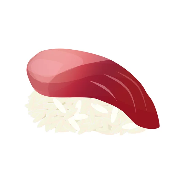 Illustration vectorielle de sushi hokkigai — Image vectorielle