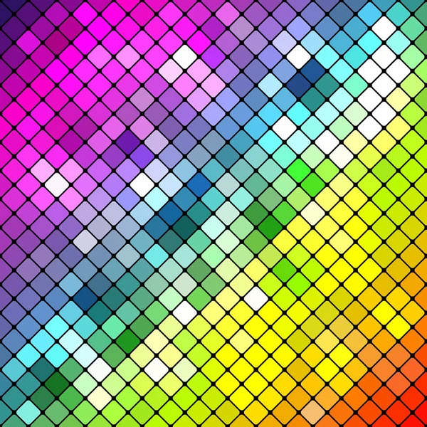 Mosaico de color, ilustración vectorial — Vector de stock