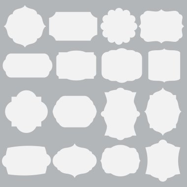 siluet çerçeve kümesi