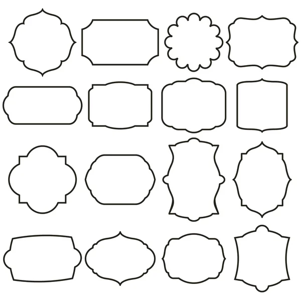 vektör grafik çerçeve kümesi